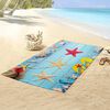 Good Morning Serviette de plage BEACHY 100x180 cm Bleu