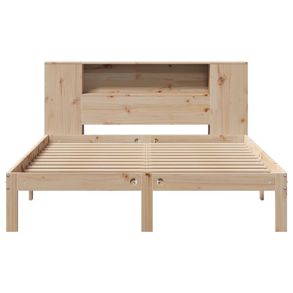 vidaXL Lit biblioth&egrave;que sans matelas 120x190 cm bois de pin massif
