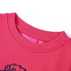 Sweatshirt pour enfants rose vif 128