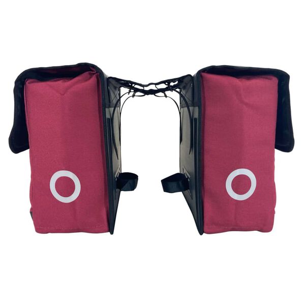 Willex Sacoches d'affaires 30 L toile rouge et noir