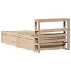 vidaXL Cadre de lit avec t&ecirc;te de lit 90x200 cm bois de pin massif