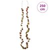 vidaXL Guirlandes de fleurs 6 pcs rouge bordeaux 250 cm
