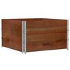 vidaXL Jardini&egrave;re marron 100x100 cm bois massif de pin