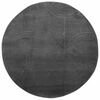 vidaXL Tapis IZA poils courts style scandinave anthracite &Oslash; 80 cm