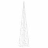 vidaXL Cône lumineux décoratif à LED Acrylique Blanc froid 90 cm