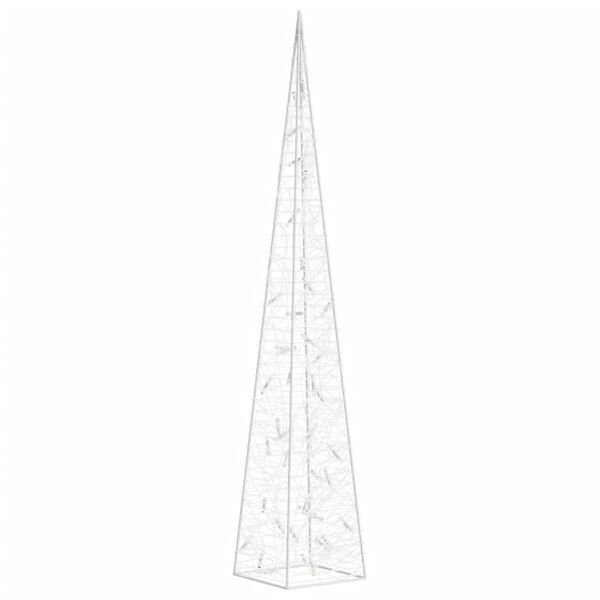 vidaXL Cône lumineux décoratif à LED Acrylique Blanc froid 90 cm