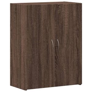 vidaXL Armoire de classement chêne marron bois d'ingénierie