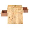 vidaXL Table basse 88x50x38 cm Bois de manguier brut