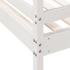 vidaXL Lit superpos&eacute; sans matelas 80x200/120x200 cm blanc bois massif