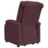 vidaXL Fauteuil de massage Violet Tissu