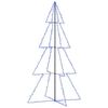 vidaXL Arbre de No&euml;l c&ocirc;ne 360 LED d'int&eacute;rieur/d'ext&eacute;rieur 143x250 cm