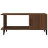 vidaXL Table basse Ch&ecirc;ne marron 90x50x40 cm Bois d'ing&eacute;nierie