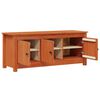 vidaXL Cabinet &agrave; chaussures Brun Cir&eacute; 110 x 38 x 45,5 cm Pin massif
