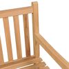 vidaXL Banc de jardin avec coussin gris 175 cm Bois de teck massif