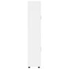 vidaXL Haut Armoire avec porte FLORIN Blanc brillant 60 x 35 x 182 cm