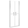 vidaXL Porte de douche ESG transparent 86x190 cm