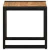 vidaXL Table basse Marron 40 x 40 x 38 cm Bois d'Acacia Massif