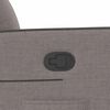 vidaXL Fauteuil inclinable Taupe Tissu