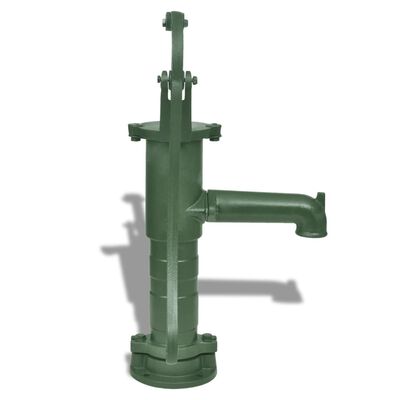 vidaXL Pompe à eau de jardin avec support Fonte