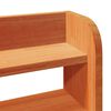 vidaXL Cadre de lit sans matelas cire marron 75x190 cm bois pin massif