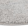 vidaXL Tapis Shaggy Anti-d&eacute;rapant Gris 90 x 90 cm PP