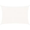vidaXL Voile d'ombrage 160 g/m&sup2; Blanc 3,5x5 m PEHD
