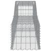 vidaXL Paniers &agrave; gabions arqu&eacute;s 3 pcs 400x50x40/60 cm Fer galvanis&eacute;