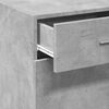 vidaXL Buffet gris b&eacute;ton 45x42,5x93 cm bois d'ing&eacute;nierie