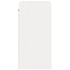 vidaXL Armoires murales 2 pcs Blanc 30x30x60 cm Bois de pin massif