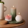 Bolsius Bougies boule rustiques Shine 6 pcs 76x71 mm Rose cendre