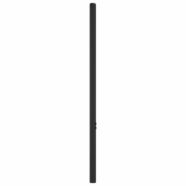 vidaXL T&ecirc;te de lit m&eacute;tal noir 100 cm