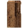 vidaXL Buffet LED Marron 81 x 37 x 66,5 cm Bois d'ing&eacute;nierie