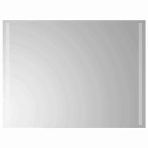 vidaXL Miroir de salle de bain LED Transparent 80 x 60 cm verre tremp&eacute;