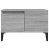vidaXL Table basse sonoma gris 55x55x36,5 cm bois d'ing&eacute;nierie