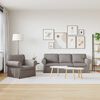 vidaXL Canap&eacute; 2 pcs Taupe