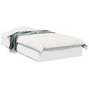 vidaXL Cadre de lit avec tiroirs sans matelas blanc 100x200 cm