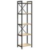 vidaXL &Eacute;tag&egrave;re 40 x 30 x 155 cm Bois d'ing&eacute;nierie Ch&ecirc;ne Sonoma
