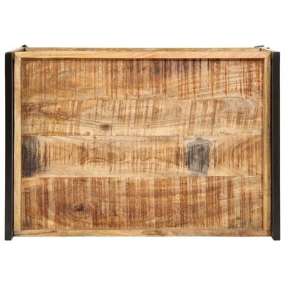 vidaXL Chariot de cuisine 80x55x70 cm bois de manguier brut massif