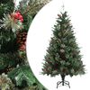 vidaXL Sapin de No&euml;l avec pommes de pin Vert 150 cm PVC et PE