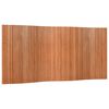vidaXL Cloison de s&eacute;paration marron largeur 400 cm hauteur 165 cm bambou