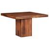 vidaXL Table &agrave; manger 120x120x77 cm bois d'acacia massif