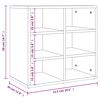 vidaXL Armoire &agrave; chaussures Gris b&eacute;ton 52,5x30x50 cm