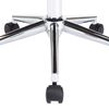 vidaXL Chaise pivotante &agrave; manger Gris Bois courb&eacute; et tissu