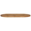 vidaXL Dessus de table 110x50x3,8 cm ovale bois massif de manguier