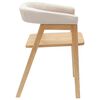 vidaXL Chaises de salle &agrave; manger 2 pcs Naturel 54 x 57 x 73 cm