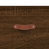vidaXL Buffet haut ch&ecirc;ne marron 69,5x31x115 cm bois d'ing&eacute;nierie