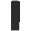 vidaXL Armoire Miroir Noir 80 x 17 x 55 cm Bois d'ing&eacute;nierie