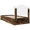 vidaXL Cadre de lit Ch&ecirc;ne fum&eacute; 70 x 190 cm Bois d'ing&eacute;nierie
