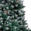vidaXL Arbre de Noël artificiel pré-éclairé/boules pommes de pin 150cm