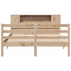 vidaXL Lit biblioth&egrave;que sans matelas 140x200 cm bois massif de pin